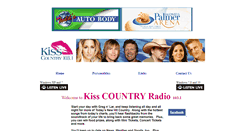 Desktop Screenshot of kisscountryradio.com